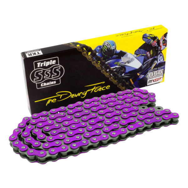 triple s Triple-s hd chain 520h-120 link purple 